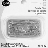 ASSORTED NICKEL PLATED STEEL SAFTY PINS